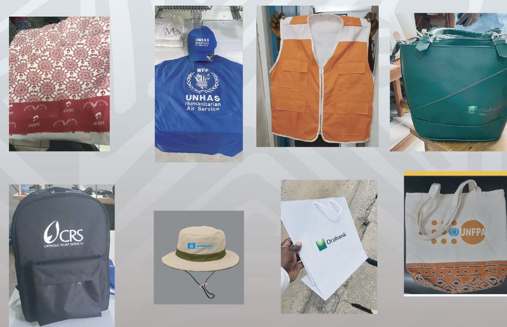 Gilets, sacs, sac à dos et chapeau personnalisés