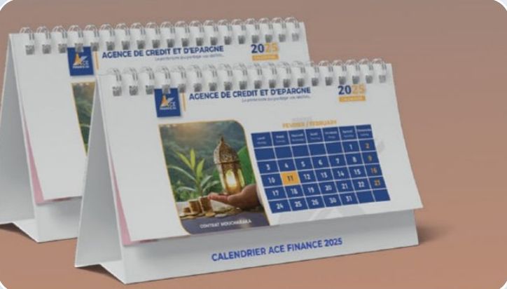 Calendriers chevalet de bureau