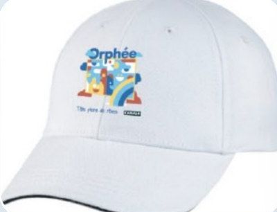 Casquette brodée